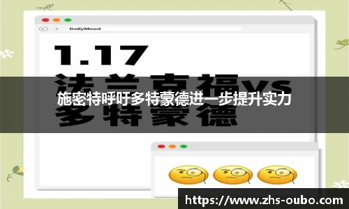 施密特呼吁多特蒙德进一步提升实力